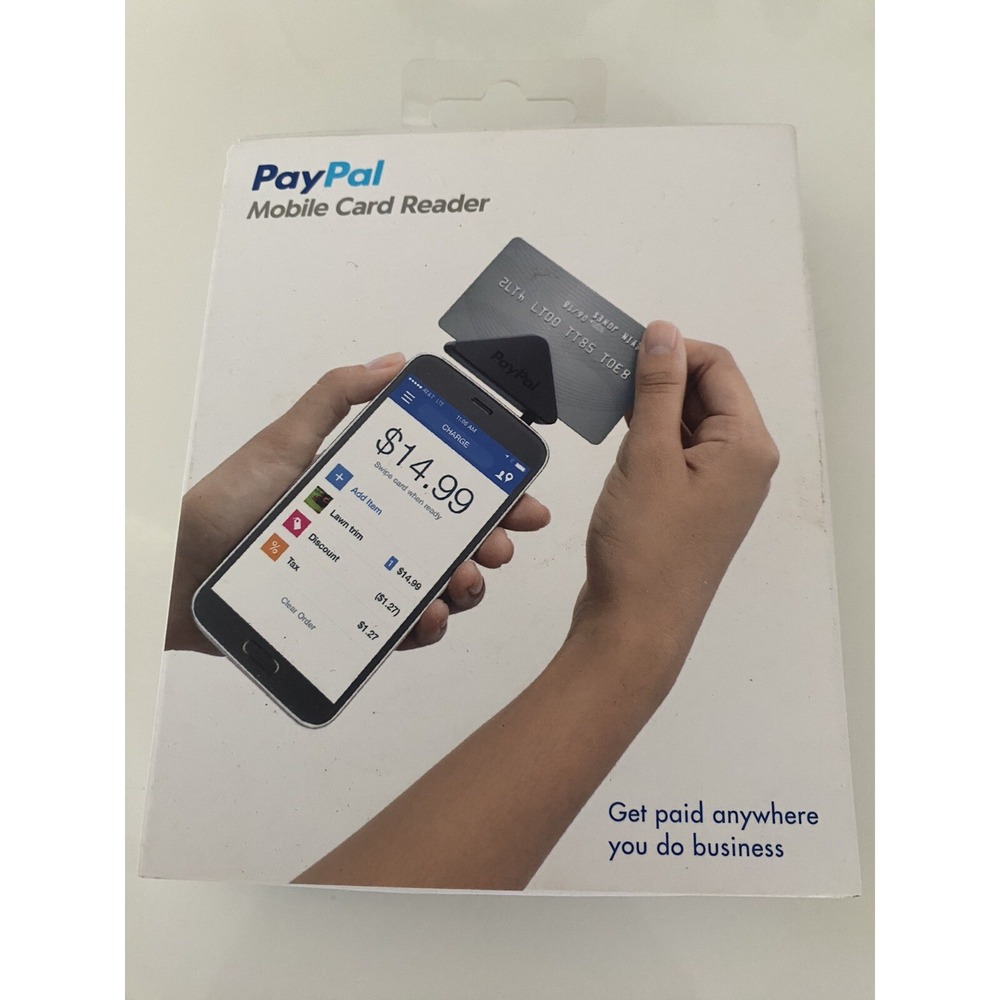 PayPal‎ Mobile Credit Card Reader MasterCard Visa Discover American Express NIB